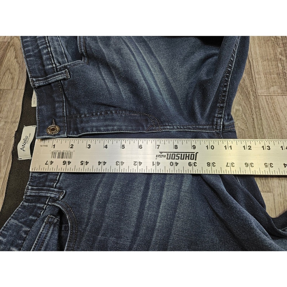 Angels Forever Young 360 Sculpt Skinny Jeans Women 14 Blue Stretch Denim - Picture 10 of 11